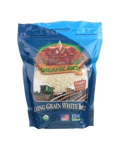 Texas Best Organics Rice - Organic - Long Grain White - 32 oz - case of 6