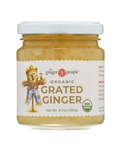 The Ginger People Organic Ginger - Grated - Case of 12 - 6.7 oz.