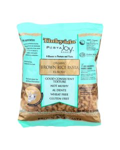 Tinkyada Organic Brown Rice Pasta - Elbows - Case of 12 - 12 oz