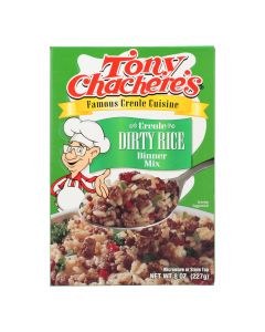 Tony Chachere's Creole Dirty Rice Dinner Mix - Case of 12 - 8 OZ