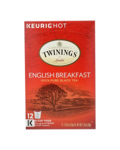 Twinings Tea Black Tea - English Breakfast - Case of 6 - 12 Count