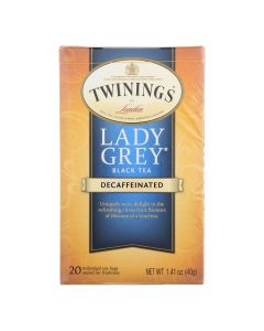 Twinings Tea Black Tea - Lady Grey - Case of 6 - 20 Bags