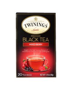 Twinings Tea Black Tea - Mixed Berry - Case of 6 - 20 Bags