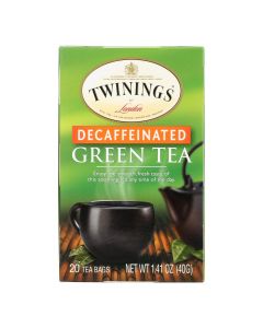 Twinings Tea Green Tea - Decaffeinated - Case of 6 - 20 Bags