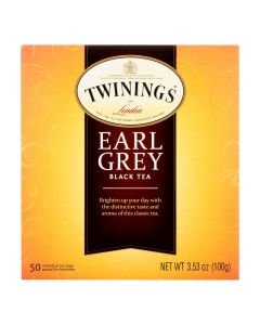 Twinings Tea Green Tea - Earl Grey - Case of 6 - 50 Bags