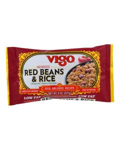 Vigo Red Beans and Rice - Case of 12 - 8 oz.