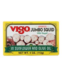 Vigo Wild Caught Octopus In Soy And Olive Oil  - Case of 10 - 4 OZ