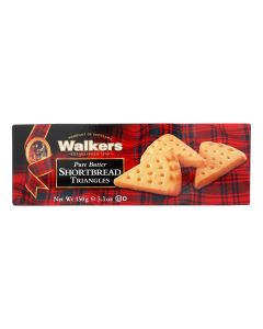 Walkers Shortbread - Pure Butter Triangle - Case of 12 - 5.3 oz.