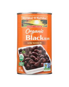 Westbrae Foods Organic Black Beans - Case of 12 - 25 oz.