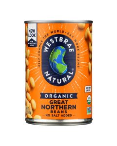 Westbrae Foods Organic Great Northern Beans - Case of 12 - 15 oz.
