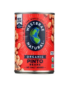 Westbrae Foods Organic Pinto Beans - Case of 12 - 15 oz.