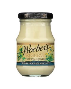 Woeber's Mustard Smoky Horseradish Sauce - Case of 6 - 4.25 oz.