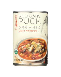 Wolfgang Puck Organic Classic Minestrone Soup - Case of 12 - 14.5 oz.
