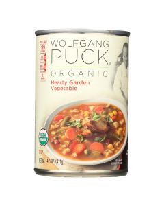 Wolfgang Puck Thick Hearty Vegetable Soup - Case of 12 - 14.5 oz.