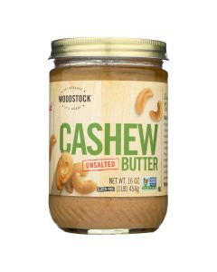 Woodstock Non-GMO Unsalted Smooth Cashew Butter - 1 Each 1 - 16 OZ