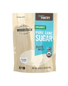 Woodstock Organic Pure Cane Sugar - Case of 12 - 24 OZ
