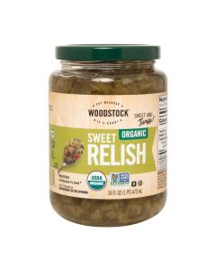 Woodstock Organic Sweet Relish - Case of 12 - 16 OZ