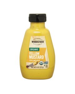 Woodstock Organic Yellow Mustard - Case of 12 - 8 OZ