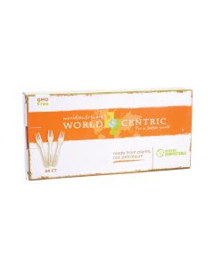 World Centric Corn Starch Fork - Case of 12 - 24 Count