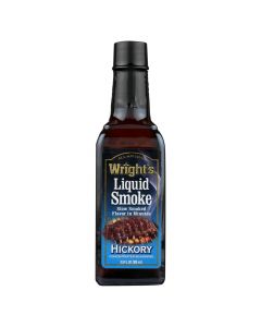 Wrights Hickory Seasoning Liquid Smoke - Case of 12 - 3.5 Fl oz.