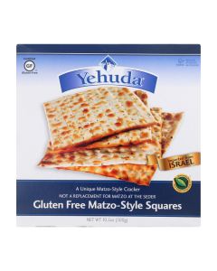 Yehuda Matzo Gluten Free Crackers - Case of 12 - 10.5 oz.