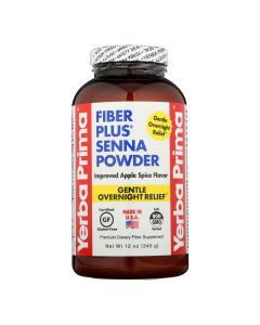 Yerba Prima Fiber Plus Powder Apple Spice - 12 oz