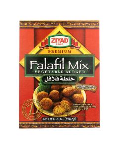 Ziyad Brand Falafil Mix - Vegetable Burger - Case of 6 - 12 OZ